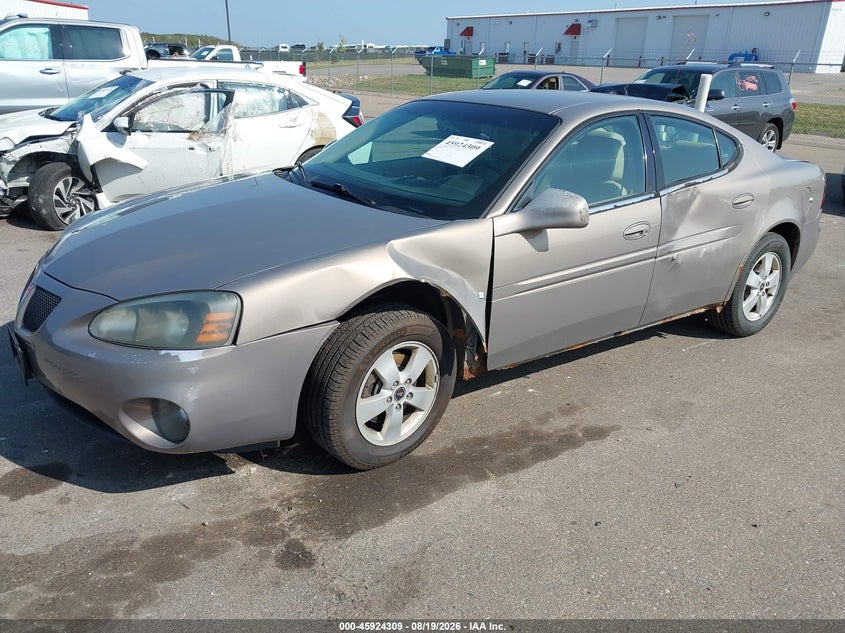 PONTIAC GRAND PRIX 2006 VIN 2G2WP552861141395