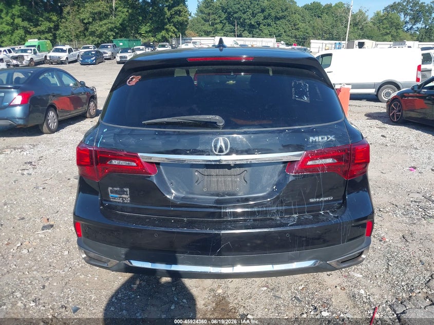 ACURA MDX 2019 VIN 5J8YD4H53KL014007