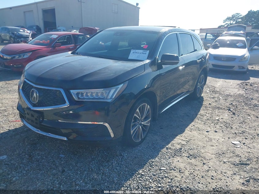 2019 Acura MDX, Град, IAAI, VIN 5J8YD4H53KL014007 — фото 2