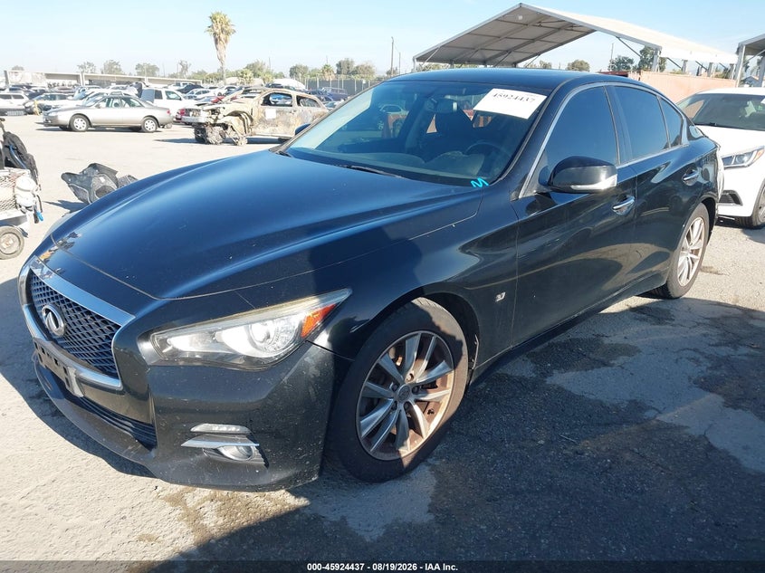 2015 Infiniti Q50, Удар ззаду, IAAI, VIN JN1BV7AP5FM330042 — фото 2