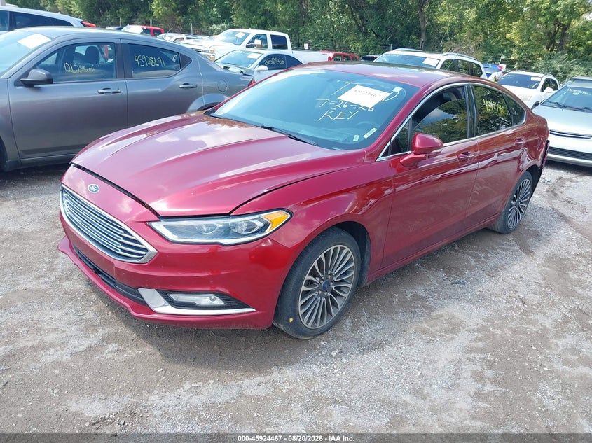 2017 Ford Fusion, Rear, IAAI, VIN 3FA6P0H96HR104194 — photo 2