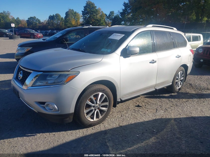 Vin: 5n1ar2mm6dc631936, lot: 46423573, nissan pathfinder sv 20132