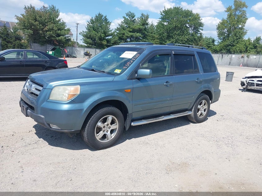 2006 Honda Pilot, Обычный износ, IAAI, VIN 5FNYF18536B021202 — фото 2