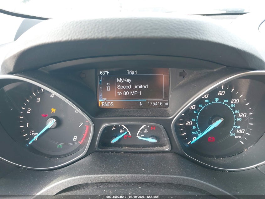 2015 FORD ESCAPE SPORT UTILITY VEHICLE 1.6L I-4 DI, DOHC, VVT, TURBO, 173HP
