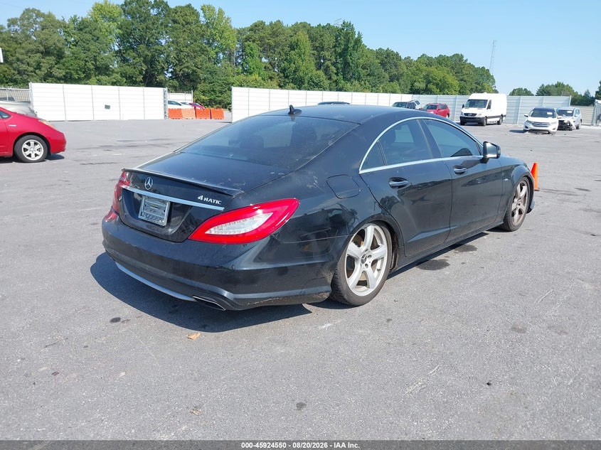 2012 MERCEDES-BENZ CLS 550 auction photo 4