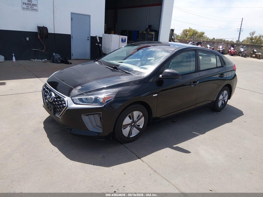 2020 Hyundai Ioniq Hybrid Blue, Обычный износ, IAAI, VIN KMHC65LC8LU220042 — фото 2