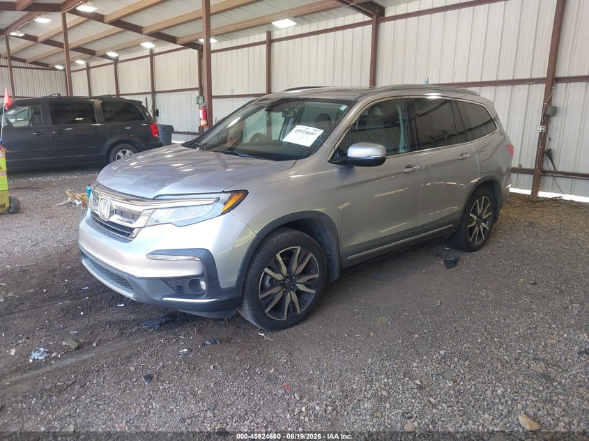 2019 Honda Pilot, Неизвестно, IAAI, VIN 5FNYF6H05KB010407 — фото 2