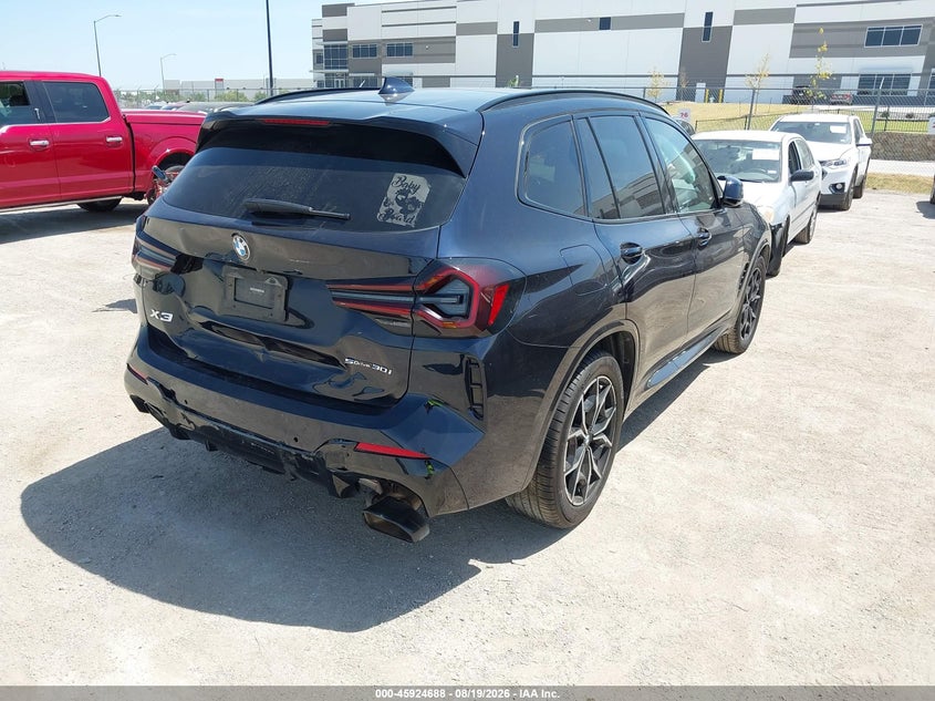 Vin: 5ux43dp00p9n86466, lot: 46423776, bmw x3 sdrive30i 20234