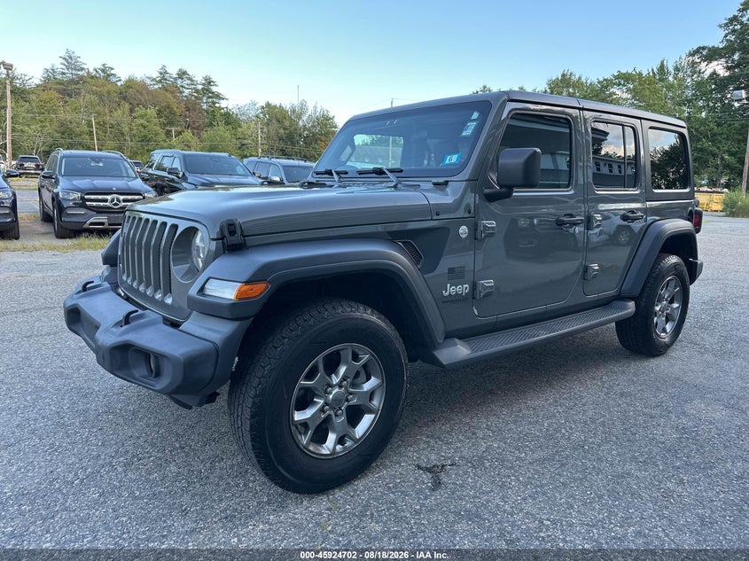 2020 Jeep Wrangler Unlimited Freedom 4X4, Обычный износ, IAAI, VIN 1C4HJXDN8LW245452 — фото 2