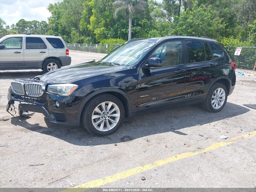 2017 BMW X3, Удар спереди, IAAI, VIN 5UXWZ7C53H0T44271 — фото 2