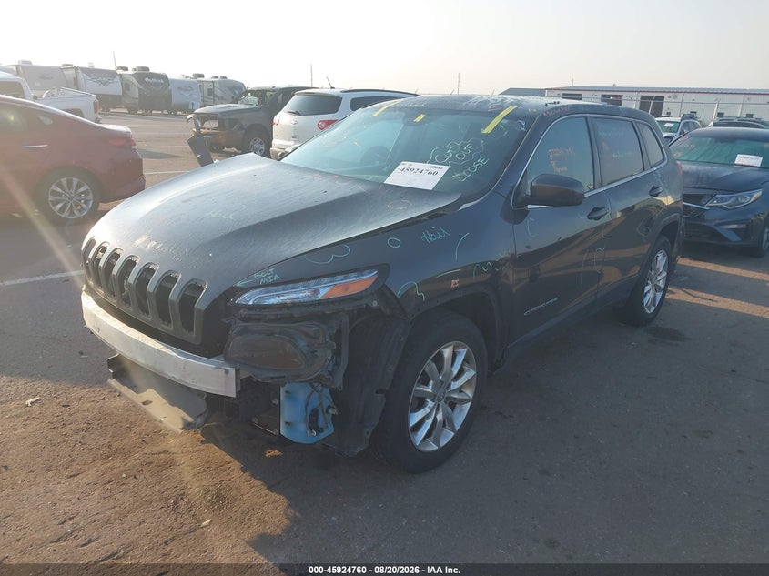 2017 Jeep Cherokee, Front End, IAAI, VIN 1C4PJMDB3HW519096 — photo 2