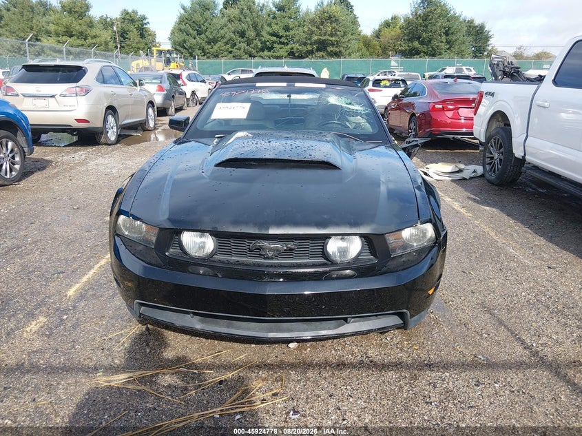 FORD MUSTANG 2011 VIN 1ZVBP8FF7B5124431