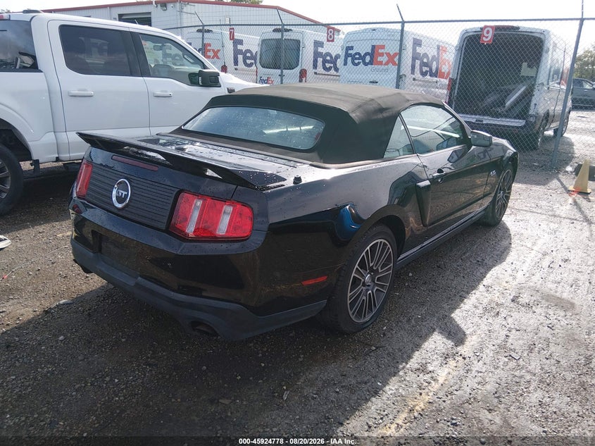 FORD MUSTANG 2011 VIN 1ZVBP8FF7B5124431