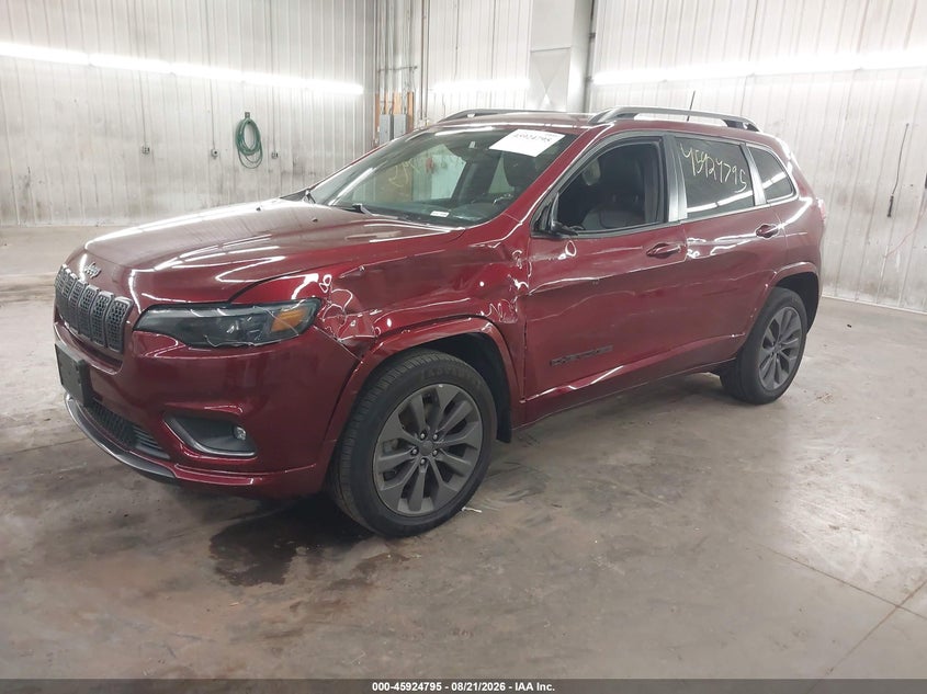 2019 Jeep Cherokee, Левый бок, IAAI, VIN 1C4PJMDX2KD354222 — фото 2