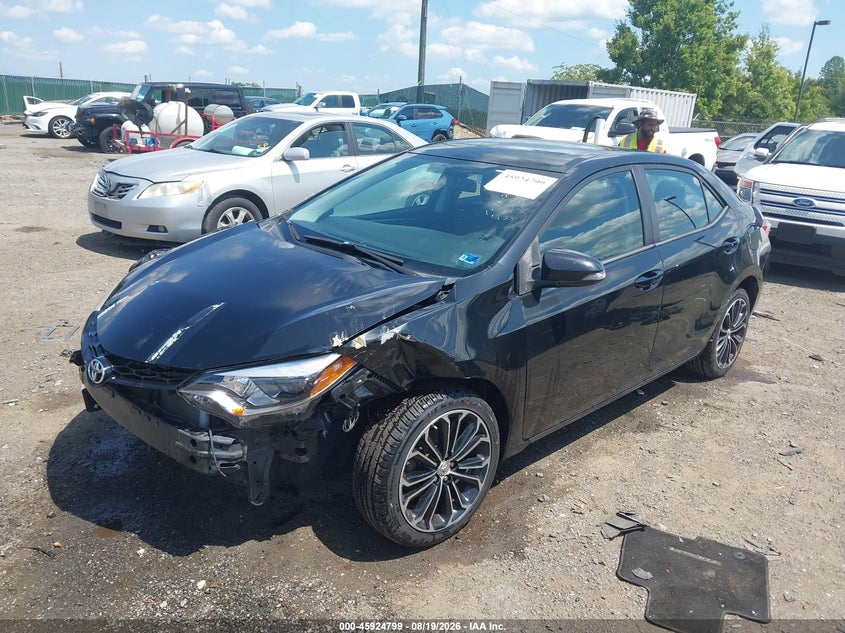 2014 Toyota Corolla, Удар спереди, IAAI, VIN 2T1BURHE0EC143867 — фото 2