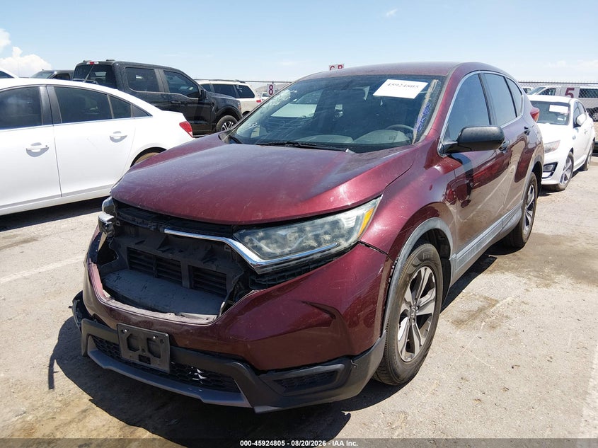 2017 Honda CR-V, Front End, IAAI, VIN 7FARW5H30HE003113 — photo 2