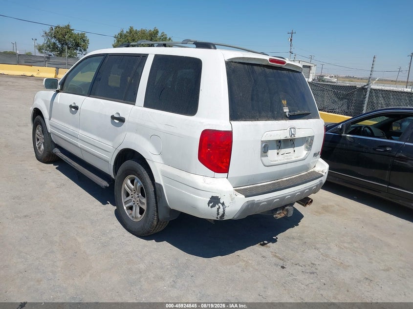 HONDA PILOT 2005 VIN 2HKYF18695H510972