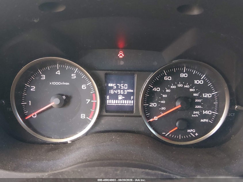 SUBARU CROSSTREK 2016 VIN JF2GPABC4G8308681