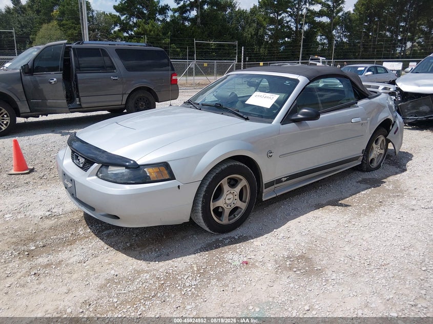 2004 Ford Mustang, Rear, IAAI, VIN 1FAFP44614F215536 — photo 2