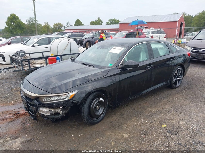2022 Honda Accord Sport, Front End, IAAI, VIN 1HGCV1F38NA023289 — photo 2