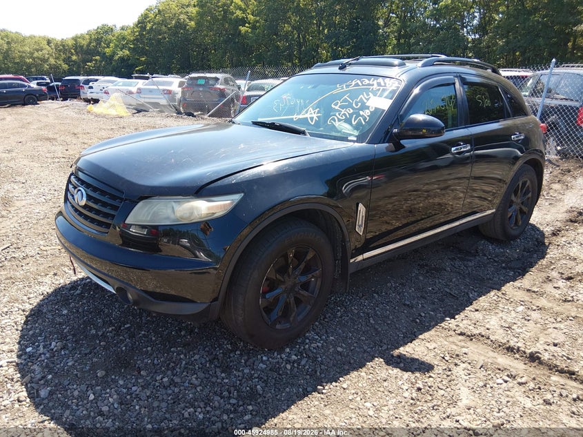 2008 Infiniti FX, Rear, IAAI, VIN JNRAS08W38X201658 — photo 2