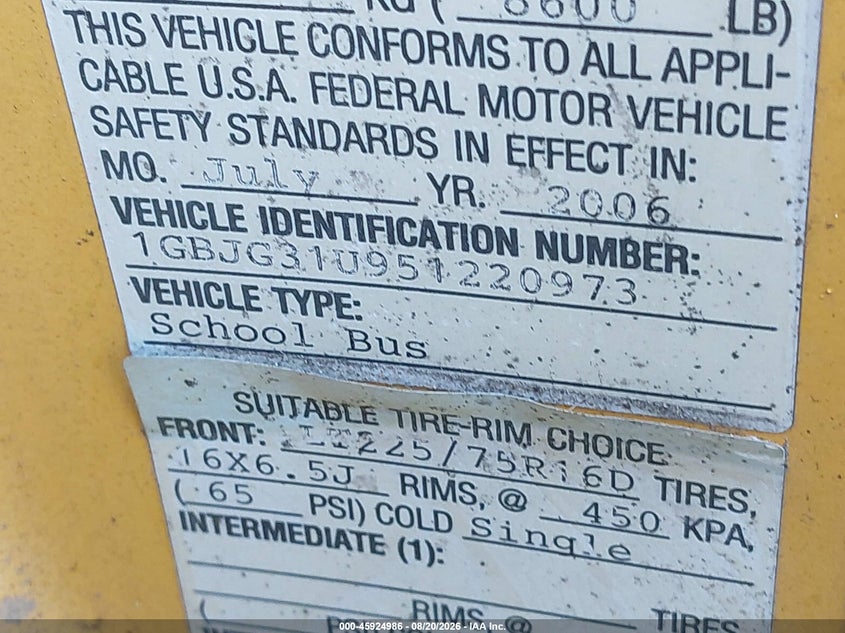 2005 CHEVROLET EXPRESS CUTAWAY auction photo 8