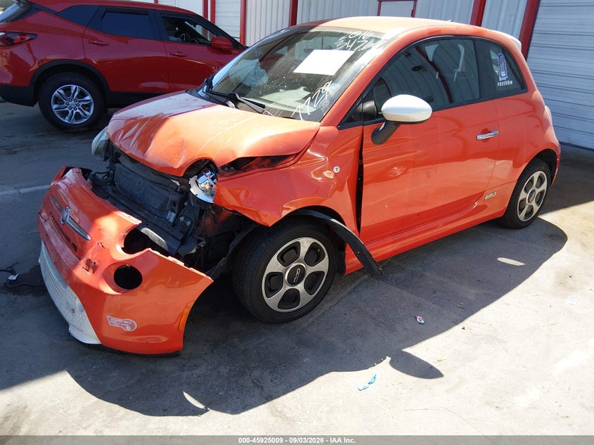 Vin: 3c3cffge1gt197729, lot: 46424097, fiat 500e battery electric 20162
