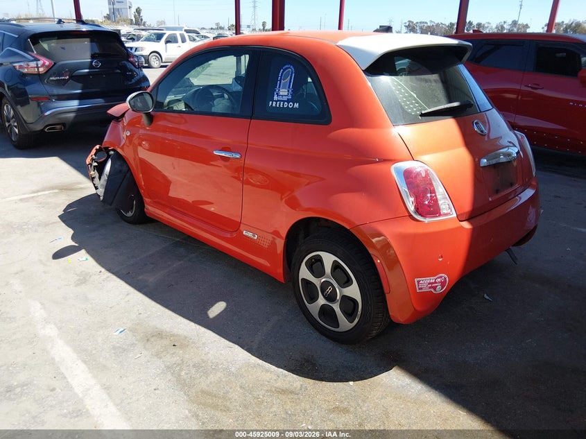 Vin: 3c3cffge1gt197729, lot: 46424097, fiat 500e battery electric 20163