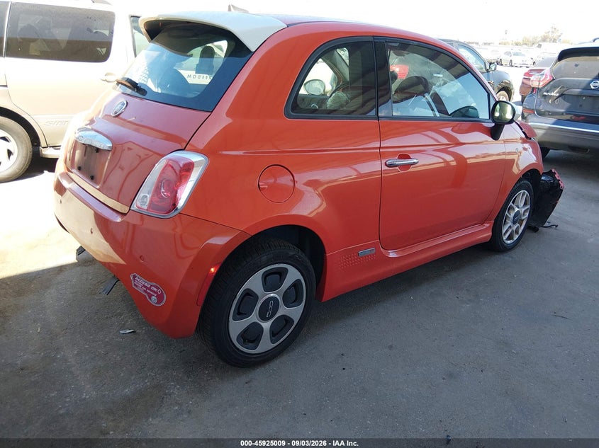 Vin: 3c3cffge1gt197729, lot: 46424097, fiat 500e battery electric 20164