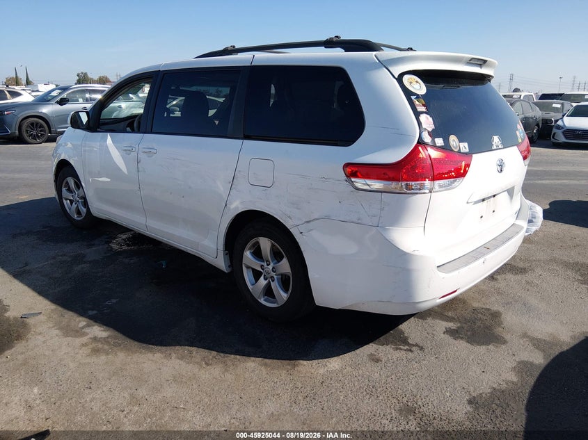 2011 TOYOTA SIENNA VAN 3.5L V-6 DOHC, VVT, 265HP