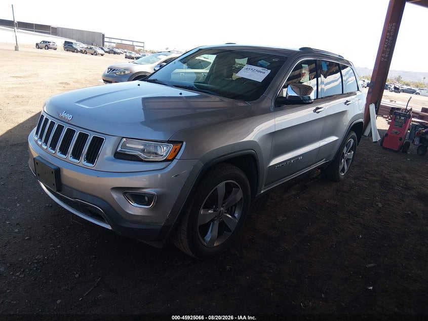 2014 Jeep Grand Cherokee, Удар спереду, IAAI, VIN 1C4RJFBG8EC463687 — фото 2