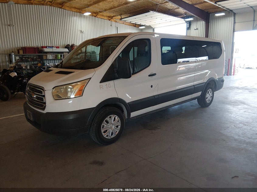 Vin: 1fbzx2zm4fkb27971, lot: 46424166, ford transit-350 xlt 20152