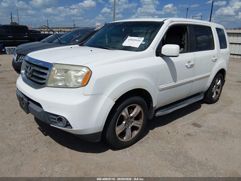 Vin: 5fnyf3h67db010544, lot: 46424204, honda pilot ex-l 20132
