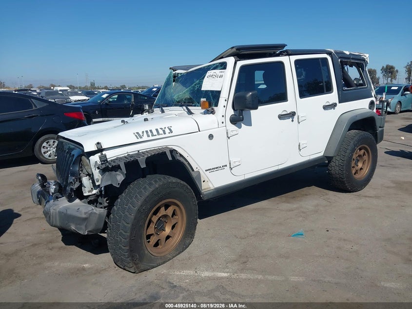 2017 Jeep Wrangler, Rollover, IAAI, VIN 1C4BJWDG5HL720498 — photo 2