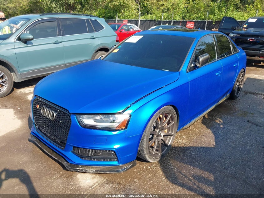 2015 Audi S4, Удар сзади, IAAI, VIN WAUBGAFL7FA102598 — фото 2