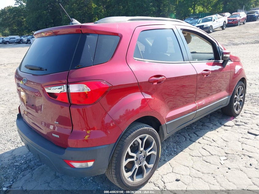 Vin: maj3p1texjc241155, lot: 46424286, ford ecosport se 20184