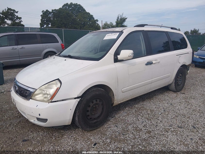 Vin: kndmg4c73b6365849, lot: 46424371, kia sedona lx 20112