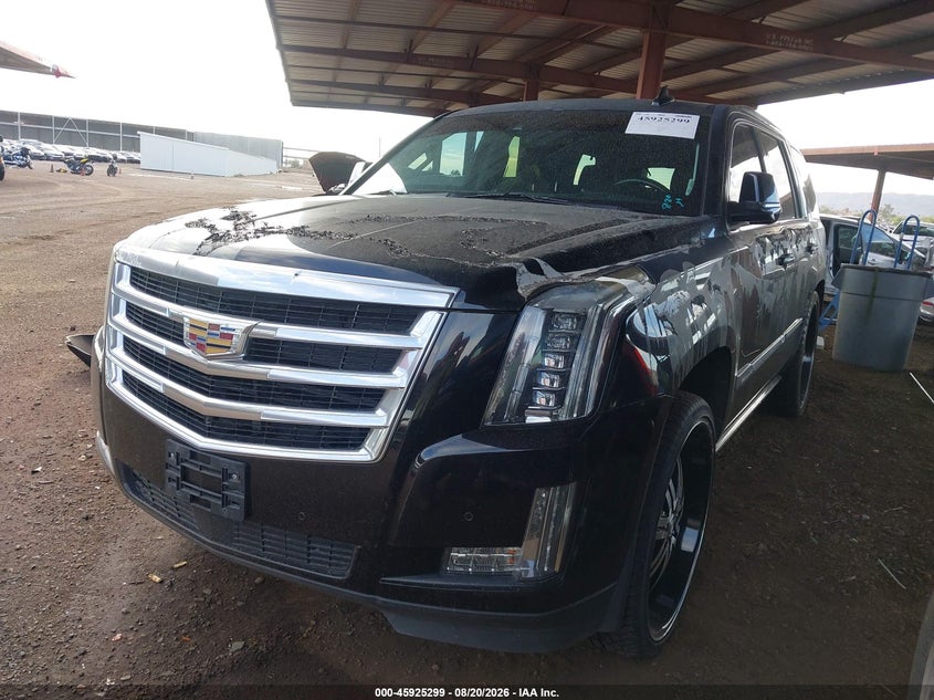 Vin: 1gys4nkj7fr646666, lot: 46424387, cadillac escalade premium 20152