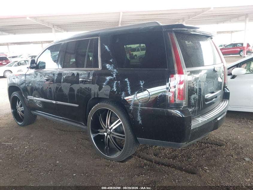 Vin: 1gys4nkj7fr646666, lot: 46424387, cadillac escalade premium 20153
