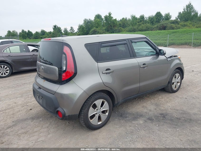2016 KIA SOUL HATCHBACK 1.6L I-4 DI, DOHC, VVT, 130HP