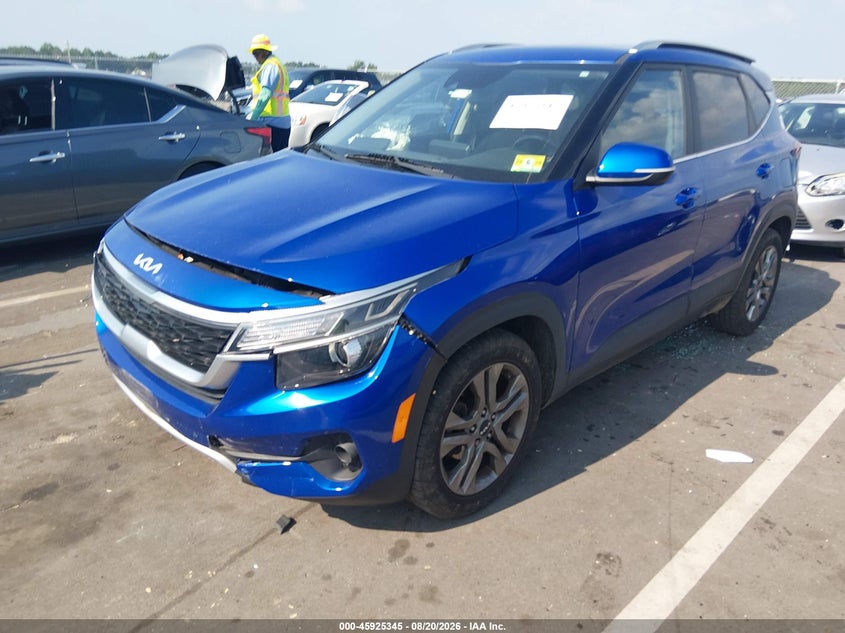 Vin: kndeu2aa2n7236466, lot: 46424433, kia seltos s 20222