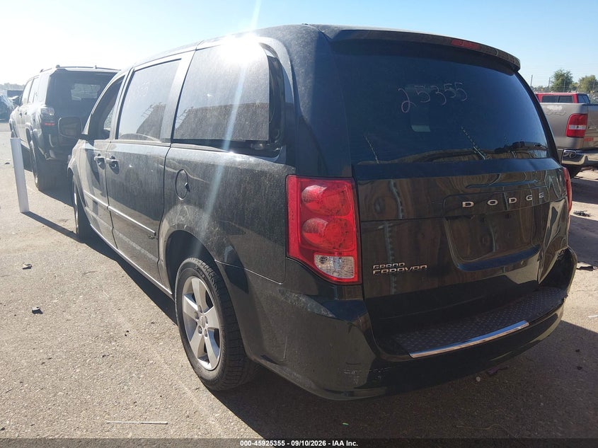 Vin: 2c4rdgbg0fr523791, lot: 46424443, dodge grand caravan se 20153