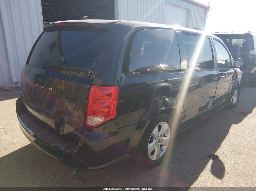 Vin: 2c4rdgbg0fr523791, lot: 46424443, dodge grand caravan se 20154
