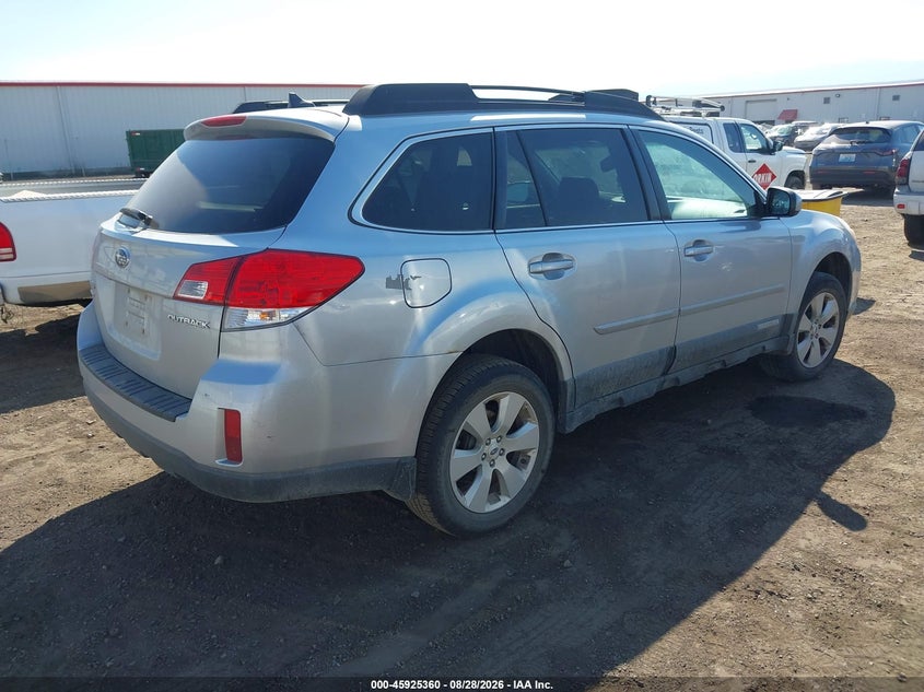 2012 SUBARU OUTBACK auction photo 4