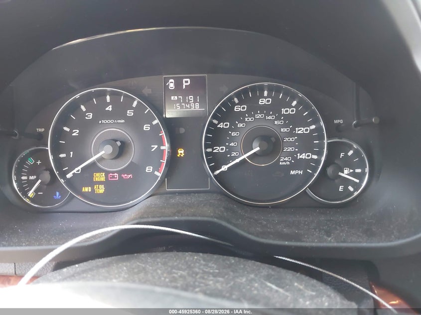 2012 SUBARU OUTBACK auction photo 7