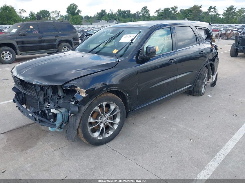 Vin: 1c4rdjdg8kc701248, lot: 46424470, dodge durango gt plus awd 20192