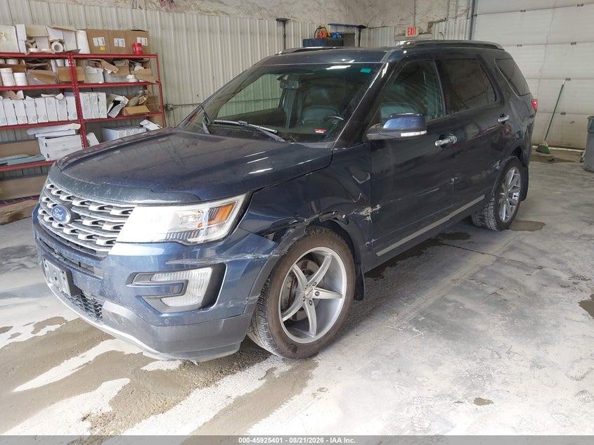2016 Ford Explorer, Left Side, IAAI, VIN 1FM5K8F83GGC48400 — photo 2