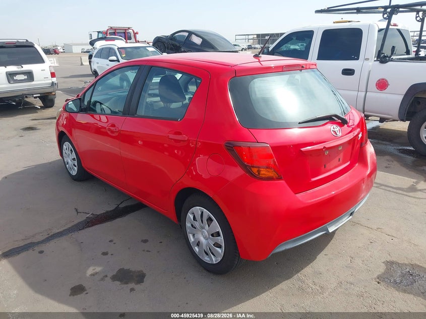 Vin: vnkktud35ga062582, lot: 46424527, toyota yaris l 20163