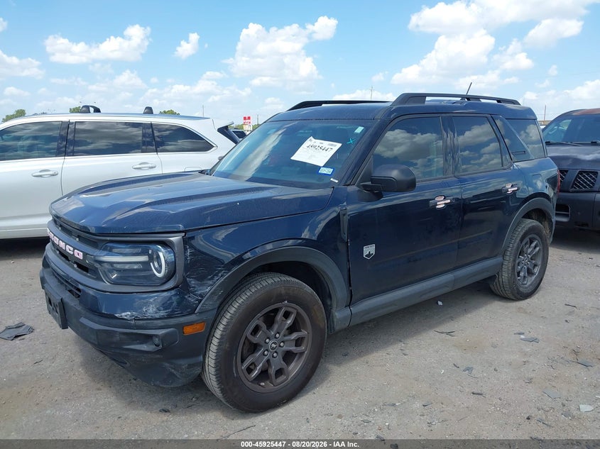 Vin: 3fmcr9b64nrd45432, lot: 46424535, ford bronco sport big bend 20222