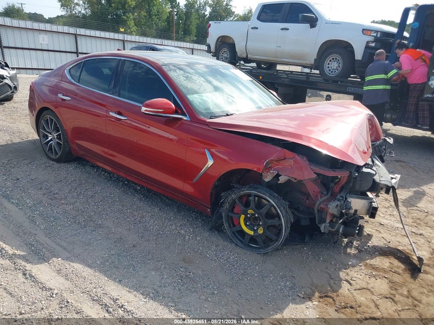 Vin: kmtg74le1mu072740, lot: 46424539, genesis g70 3.3t rwd 2021 img_1